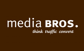media BROS. Logo - Online Media Spezialist seit 2009.